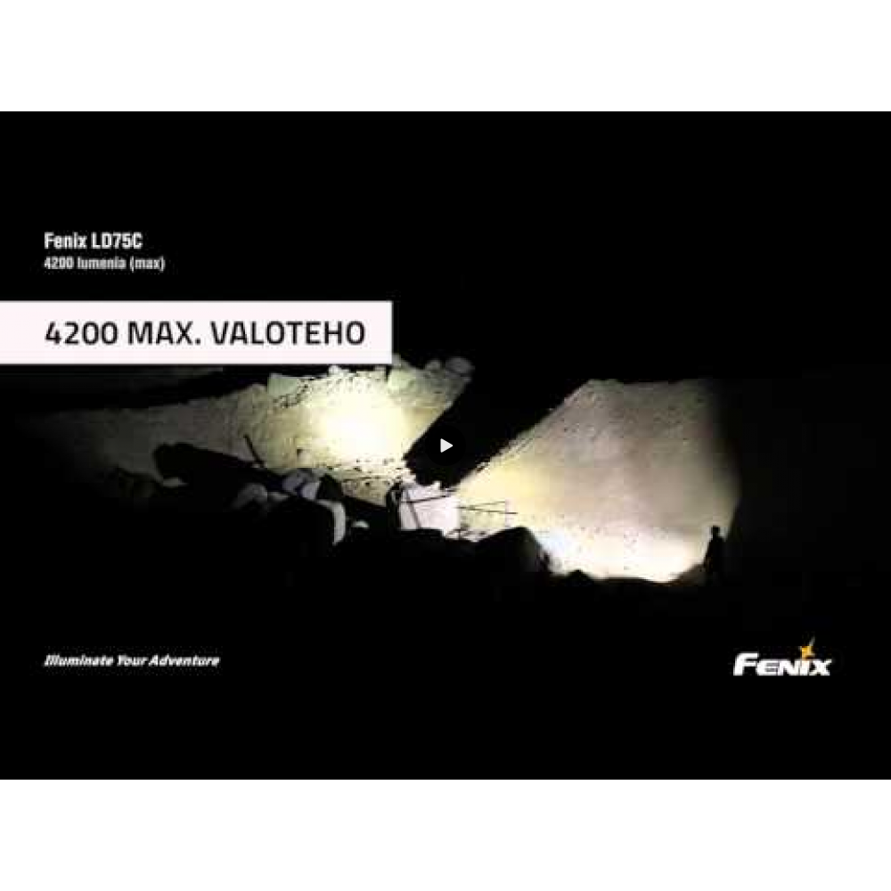 Fenix LD75C monivärilamppu Fenix LD75C monivärilamppu