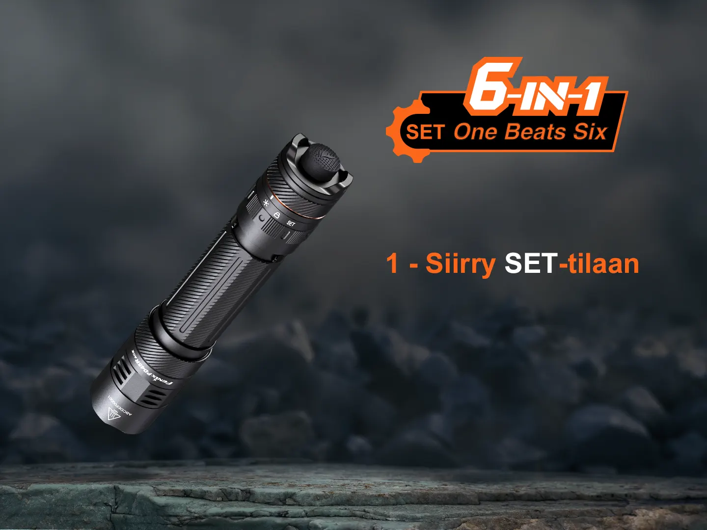 Fenix PD45R ACE esiohjelmoitujen käyttötilojen valinta