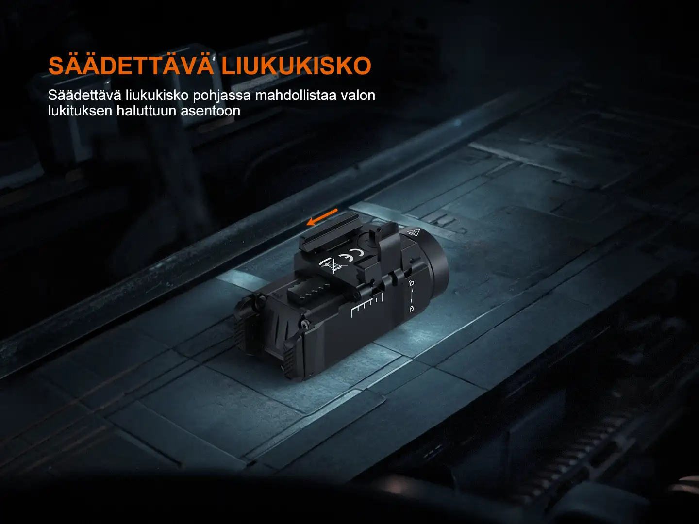 Fenix GL07 ase- ja pistoolivalo